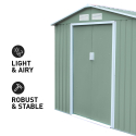 Gartenhausbox aus Blech für Werkzeuge 213x127x195cm Chalet Nature Angebot