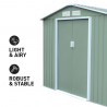 Gartenhausbox aus Blech für Werkzeuge 213x127x195cm Chalet Nature Angebot