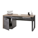 Schreibtisch für Büro und Arbeitszimmer mit Schubladen Holz 170x69cm Logan