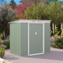 Grün Verzinktes Stahlhaus Widerstandsfähige Schiebetüren Gartenbox 201x121x176cm Alps Nature Angebot
