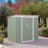 Grün Verzinktes Stahlhaus Widerstandsfähige Schiebetüren Gartenbox 201x121x176cm Alps Nature Angebot