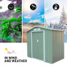 Gartenhausbox aus Blech für Werkzeuge 213x127x195cm Chalet Nature Verkauf