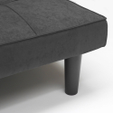 Giada 2-Sitzer Stoff Design Sofa Bett für Haus und Büro Eigenschaften