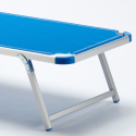 2er Set Aluminium Sonnenliegen mit Sonnendach Nettuno 