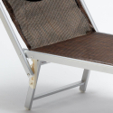 Liegestuhl Strandliege Sonnenliege aus Aluminium Santorini Limited Edition 