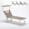Liegestuhl Strandliege Sonnenliege aus Aluminium Santorini Limited Edition Rabatte