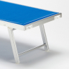 2er Set Liegestühle Strandliegen Sonnenliegen aus Aluminum Santorini Modell