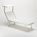 20er Set Liegestühle Strandliegen Sonnenliegen aus Aluminium Santorini Rabatte