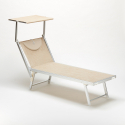 20er Set Liegestühle Strandliegen Sonnenliegen aus Aluminium Santorini 