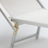 4er Set Sonnenliegen Luxus Italienischen Strandliegen mit Dach Italia Modell