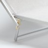 Strand Sonnenliege aus Aluminium Grande Italia XL professionell 