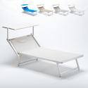 Strand Sonnenliege aus Aluminium Grande Italia XL professionell 