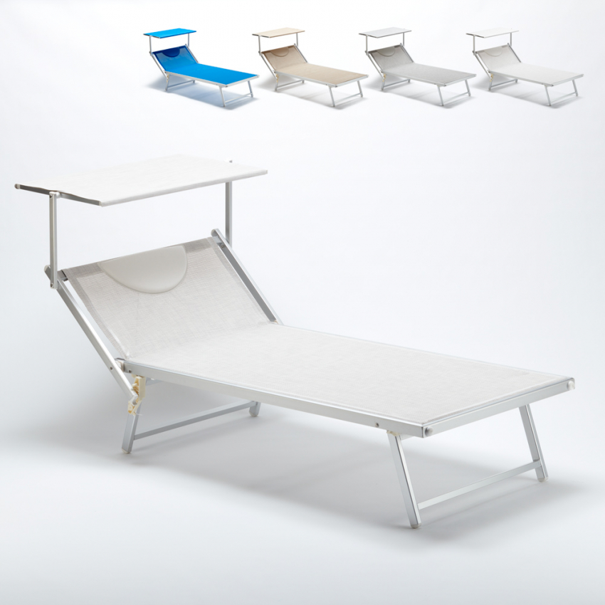 Strand Sonnenliege aus Aluminium Grande Italia XL professionell Strand Sonnenliege aus Aluminium Grande Italia XL professionell