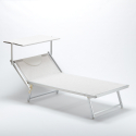 Strand Sonnenliege aus Aluminium Grande Italia XL professionell 