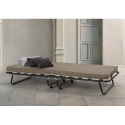 Klappbett mit Radmatratze und Lamellen 80x180 Ares Lagerbestand