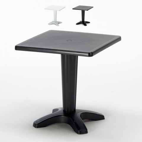 Polypropylen Tisch 70x70 Quadratisch Outdoor Café Grand Soleil Zavor