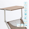 Liegestuhl Strandliege Sonnenliege aus Aluminium Santorini Limited Edition 