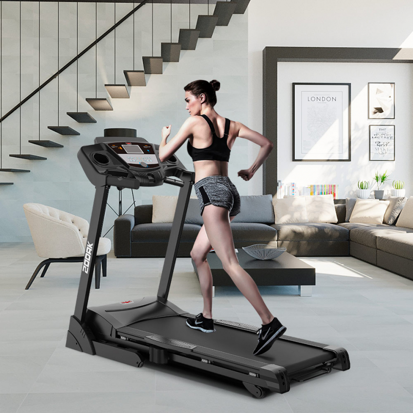 Klappbares digitales Fitness-Laufband mit elektrischer Neigungsverstellung und platzsparendem Design Zodak