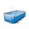 New Plast rechteckiger oberirdischer Pool 395x265 H125 komplett Futura 400 Angebot