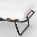 Klappbett mit Matratze und Mikrofaserlatten 80x180cm Apollo 