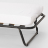 Klappbett mit Matratze und Mikrofaserlatten 80x180cm Apollo 