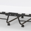 Klappbett mit Matratze und Mikrofaserlatten 80x190cm Demetra 