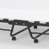 Klappbett mit Matratze und Mikrofaserlatten 80x190cm Demetra 