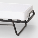 Klappbett mit Matratze und Mikrofaserlatten 80x190cm Demetra 