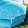 Intex 28208 Beachside Metal Frame runder oberirdischer Pool 305x76cm Sales