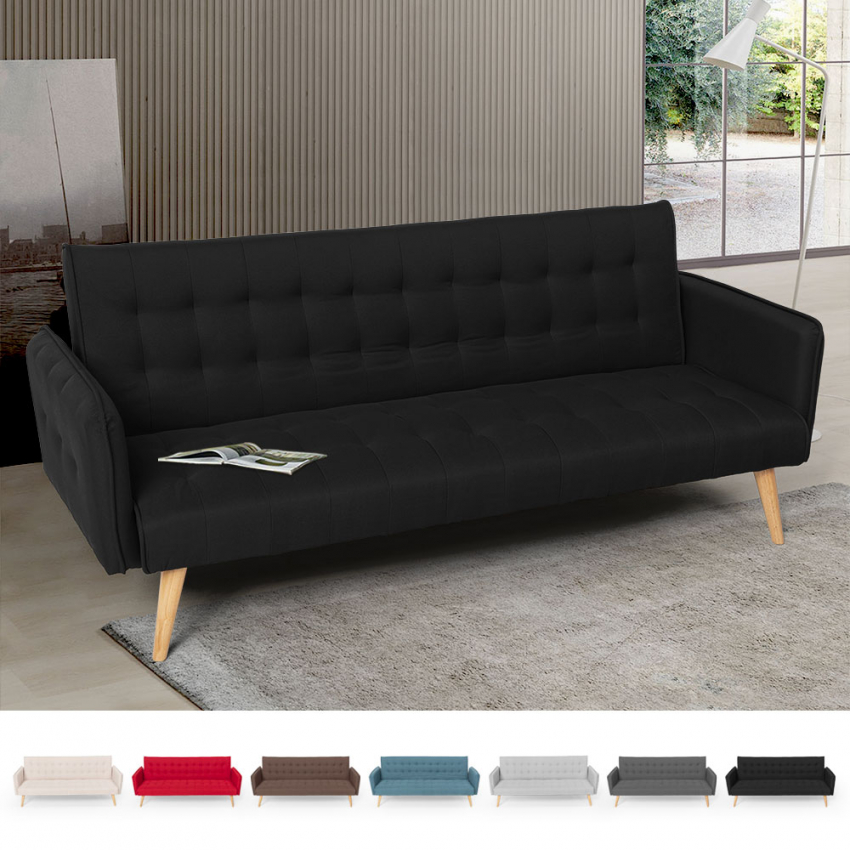 Malibu 3-Sitzer Clic Clac Schlafsofa im nordischen Design Malibu 3-Sitzer Clic Clac Schlafsofa im nordischen Design