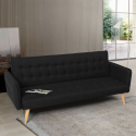 Malibu 3-Sitzer Clic Clac Schlafsofa im nordischen Design 