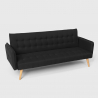 Malibu 3-Sitzer Clic Clac Schlafsofa im nordischen Design 