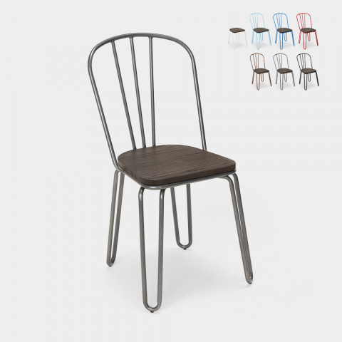 Lix stuhl stühle für bar- und küche aus stahl im industriestil ferrum Aktion