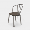 Lix stuhl stühle für bar- und küche aus stahl im industriestil ferrum 