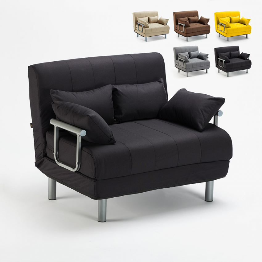 Schlafsessel Queensize klappbar Stoff Deborah Twin