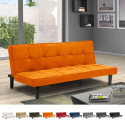 Giada 2-Sitzer Stoff Design Sofa Bett für Haus und Büro 