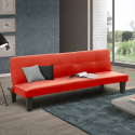 Kleine Kunstleder Schlafsofa für Ein-Zimmer-Zwei-Zimmer-Wohnung Topazio Joy Eigenschaften