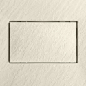 Quadratische Duschwanne 80x80 bodenbündig im modernen Bad aus Harz Stone 