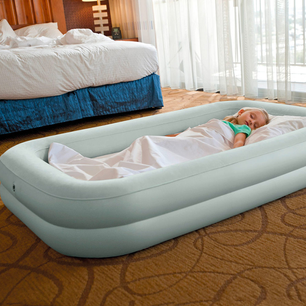 Intex Aufblasbare Matratze 66810 einzelnes Kinderbett tragbar Camping