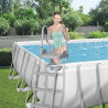 Bestway 56475 Rechteckiger Aufstellpool Power Steel 732x366x132 cm
