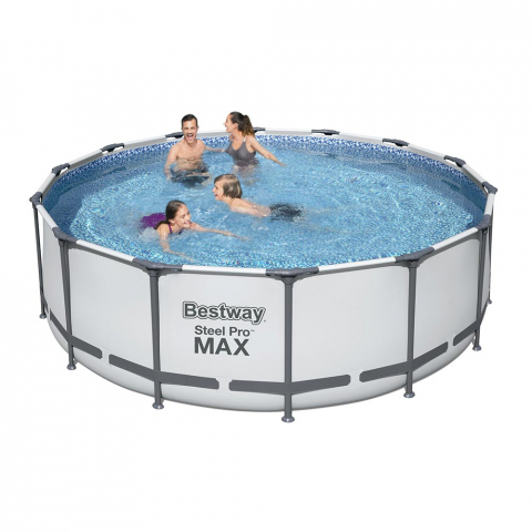 Bestway 5612X Steel Pro Max runder oberirdischer Pool 427x122cm
