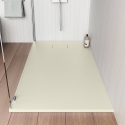 Harzduschwanne bodenbündig rechteckig 140x90 modernes Design Stone Auswahl
