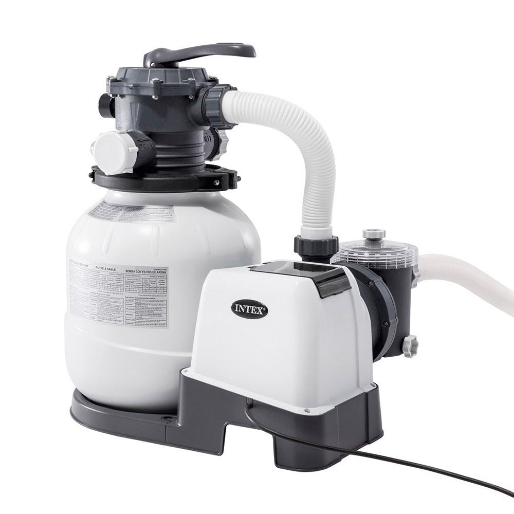 Intex 26676 Ex 28676 Sand Filterpumpe mit Chlorinator 6000 L/Std