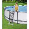 Sicherheitsleiter Beckenleiter Pool Außenschwimmbad Höhe 122cm Bestway 58331