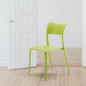 Stühle aus Polypropylen für Küche Bar Restaurant und Garten Parisienne Lagerbestand