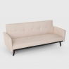 3-Sitzer Liegesofa Stoff Bett clic clac modernes Design Tulum 