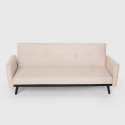 3-Sitzer Liegesofa Stoff Bett clic clac modernes Design Tulum 