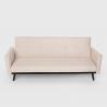 3-Sitzer Liegesofa Stoff Bett clic clac modernes Design Tulum 