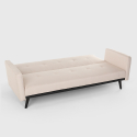 3-Sitzer Liegesofa Stoff Bett clic clac modernes Design Tulum 