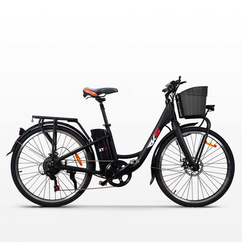 Elektrofahrrad E-Bike Für Frauen Mit Korb 250w Rks Xt1 Shimano